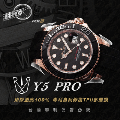 RX-8手表贴膜适用于116655劳力士游艇40mm胶带款 外表圈表盘表扣