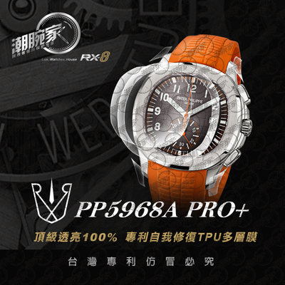 RX-8手表贴膜适用于百达翡丽PP5968A 外表圈表盘表扣
