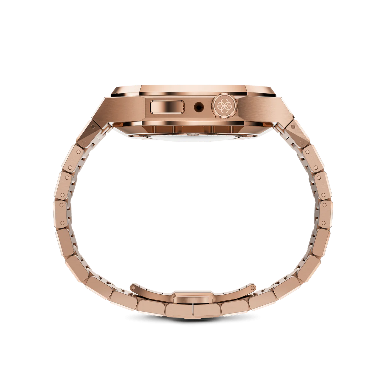 GOLDEN CONCEPT玫瑰金色商务表壳适用iWATCH7/8/9