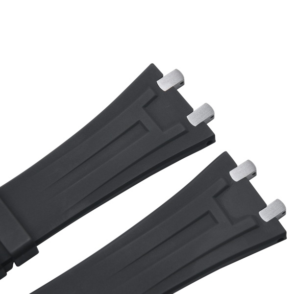 【升级版H外观设计-钢带款】- 橡胶表带适用皇家橡树41mm15400.15500.15510.26239.26331.26240