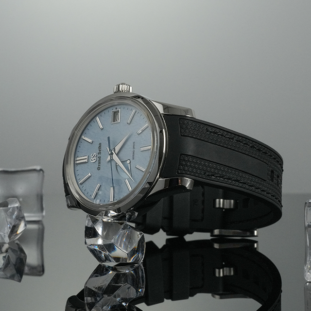 维瑞亚VAGENARI橡胶表带适用于GrandSeiko冠蓝狮SBGA407G