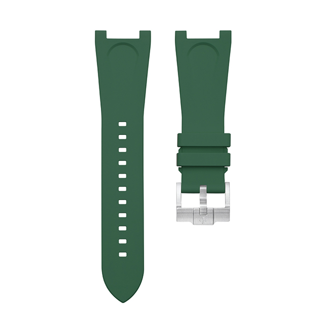 维瑞亚橡胶表带适用于芝柏Laureato Chronograph 42mm