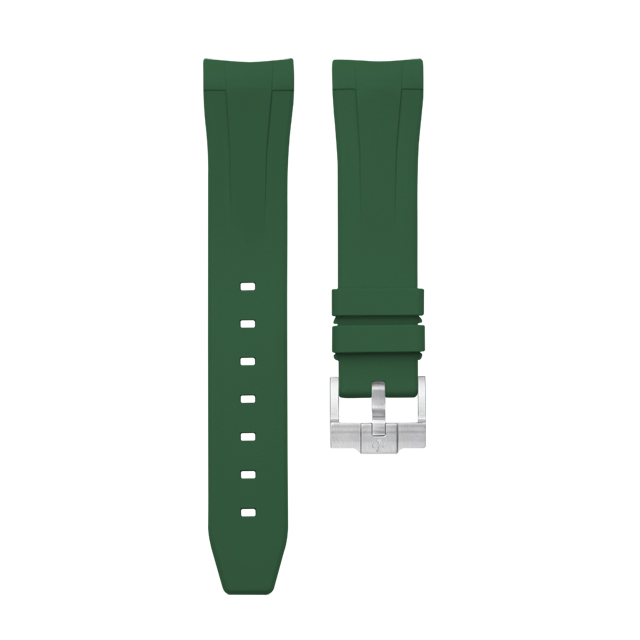 维瑞亚橡胶表带适用于劳力士恒动39mm 114300 针扣