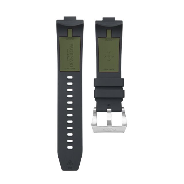维瑞亚VAGENARI 橡胶表带适用于沛纳海Pam01312 Pam01313 Pam01314 专用胶带