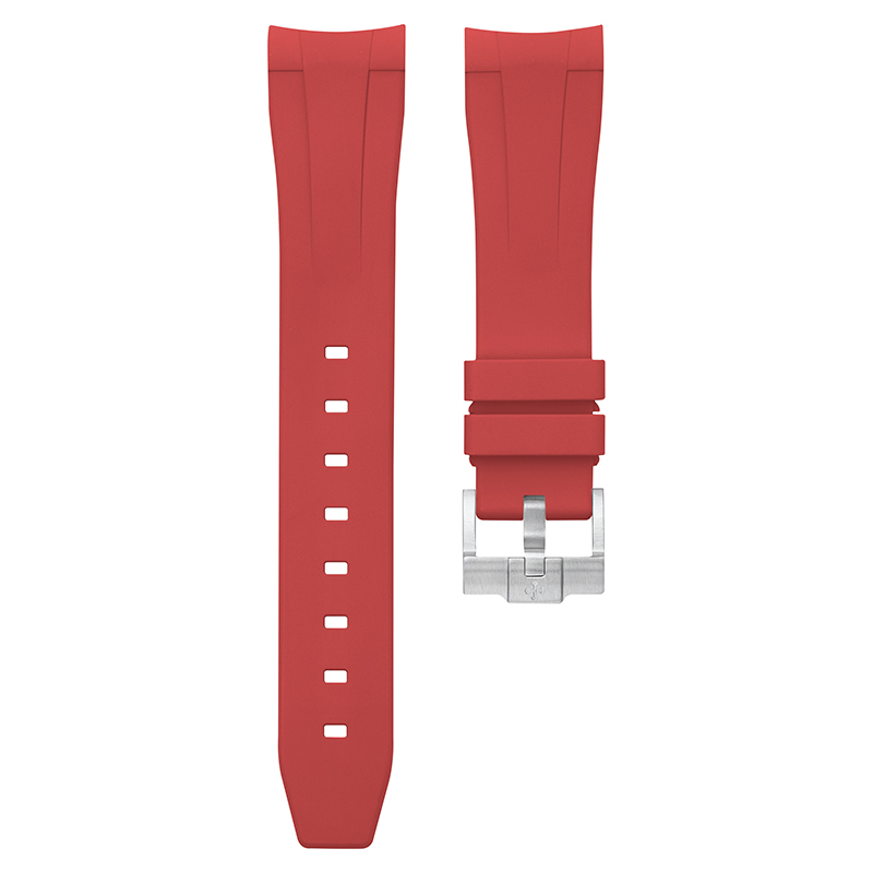维瑞亚橡胶表带适用于劳力士潜航者 41mm 126610.126613.124060 针扣款