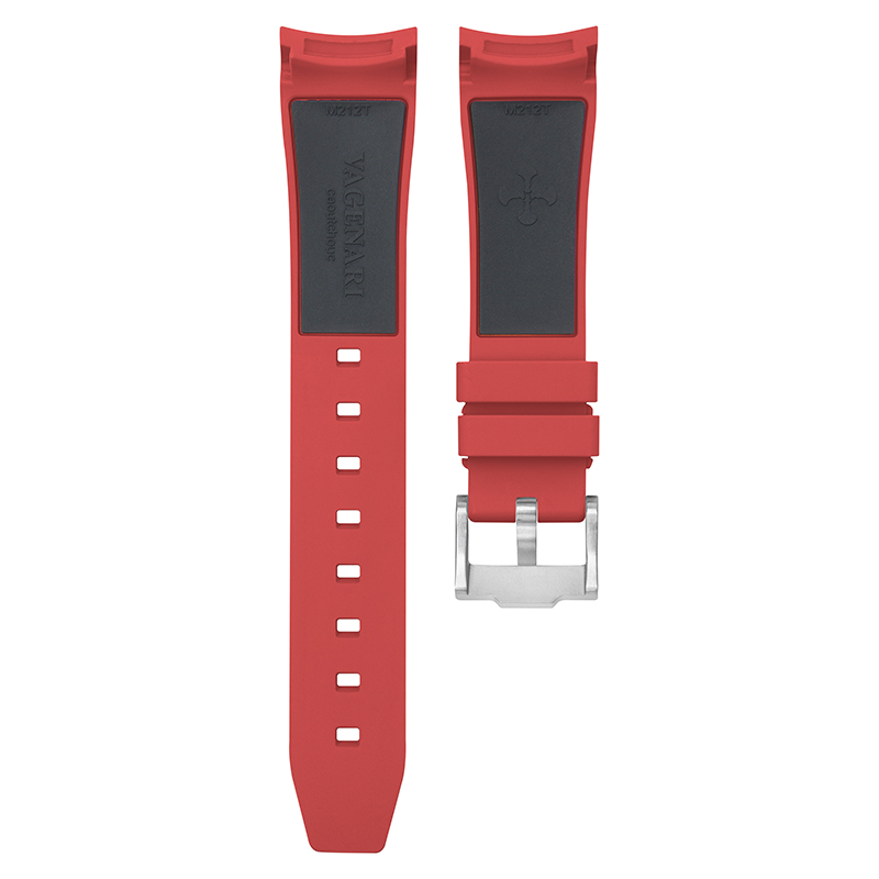 维瑞亚橡胶表带适用于劳力士潜航者 41mm 126610.126613.124060 针扣款