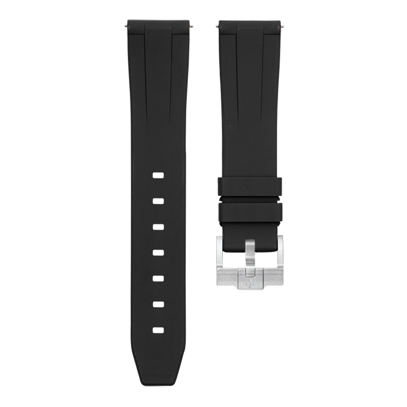 【快拆生耳款】维瑞亚橡胶表带 快拆平头通用胶带18mm 19mm  20mm 21mm 22mm 23mm