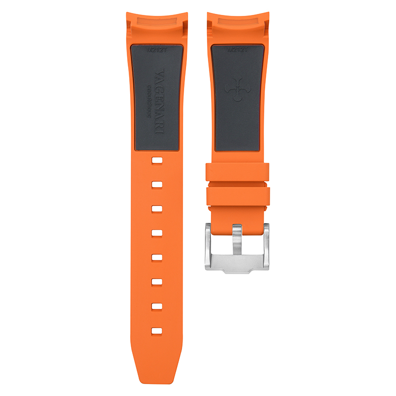 维瑞亚橡胶表带适用于劳力士潜航者 41mm 126610.126613.124060 针扣款