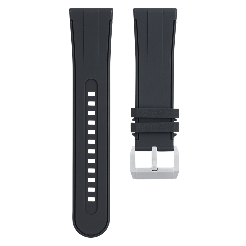Vagenari维瑞亚双色平头通用橡胶表带23mm