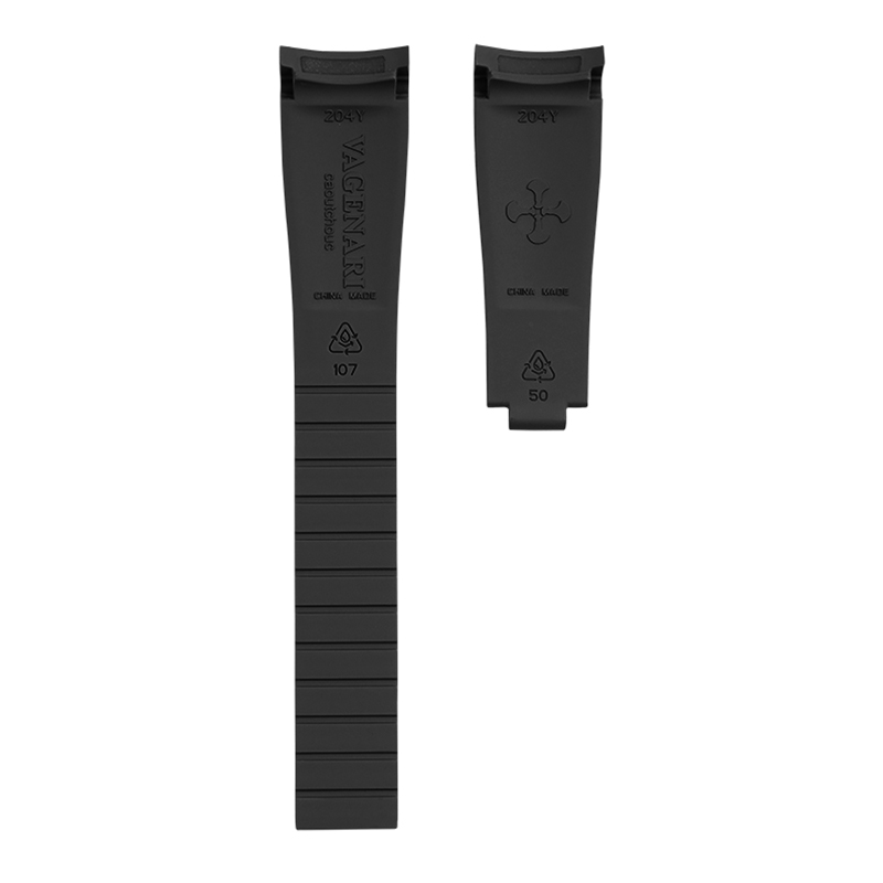 (弧形接口)维瑞亚橡胶表带适用于 劳力士游艇名仕37mm 268622