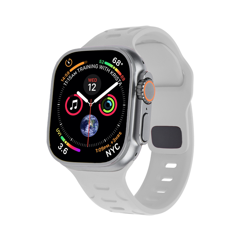 维瑞亚橡胶表带适用于苹果手表applewatch9 Ultra2 49/45/44mm