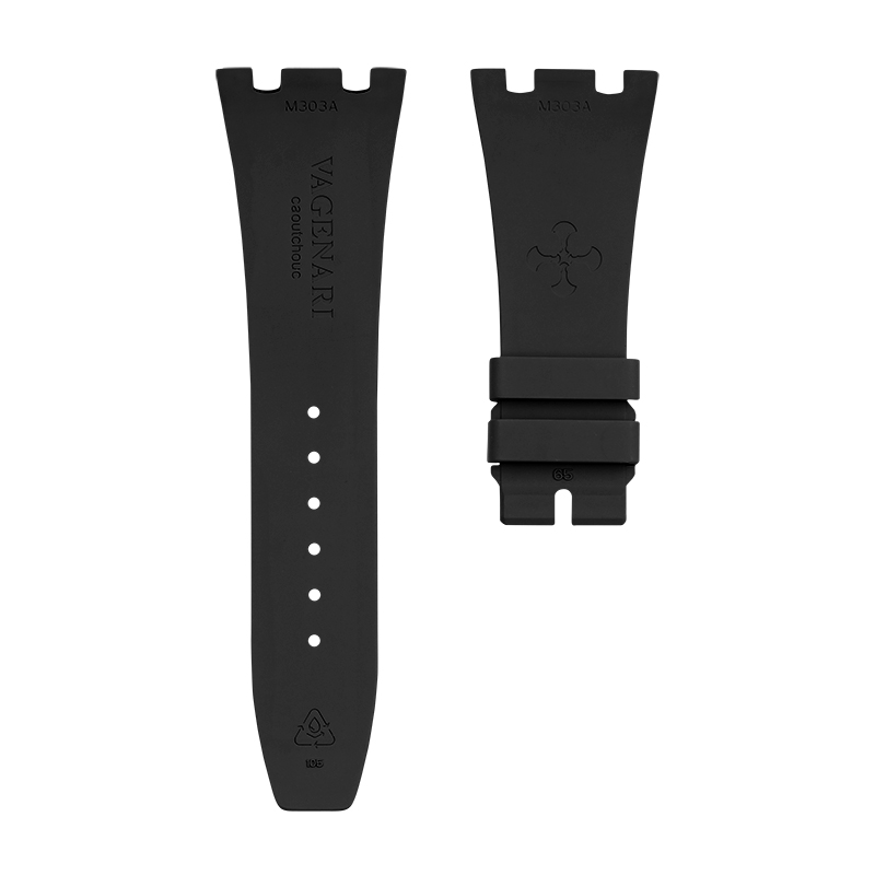 【升级版H外观设计-钢带款】- 橡胶表带适用皇家橡树41mm15400.15500.15510.26239.26331.26240
