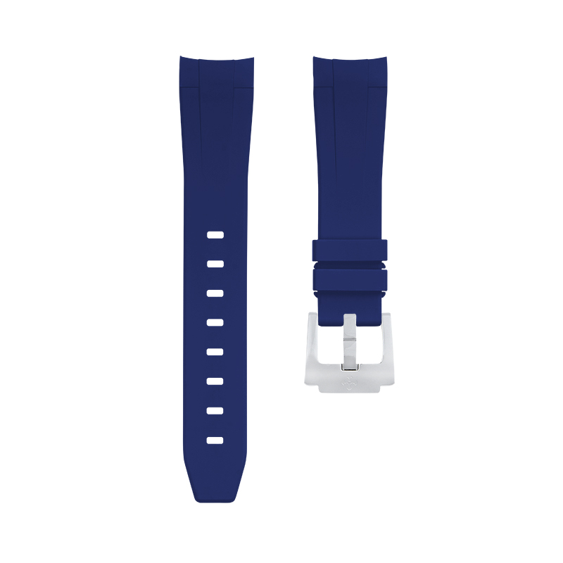 维瑞亚橡胶表带适用于浪琴康卡斯41mm