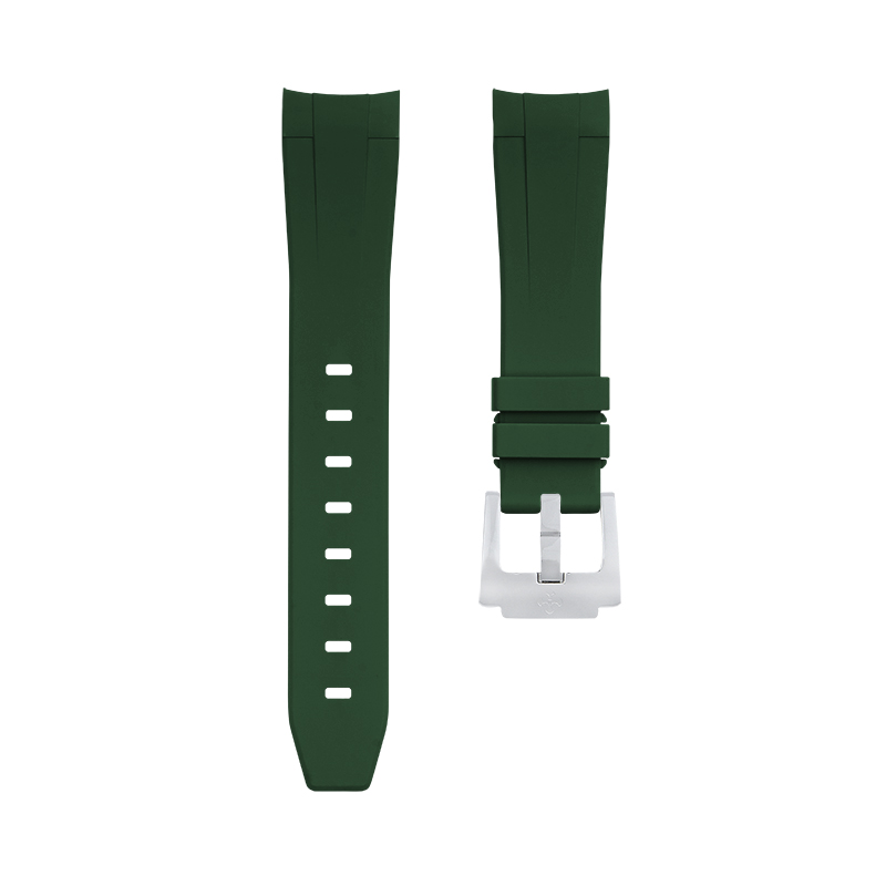 维瑞亚橡胶表带适用于浪琴康卡斯41mm