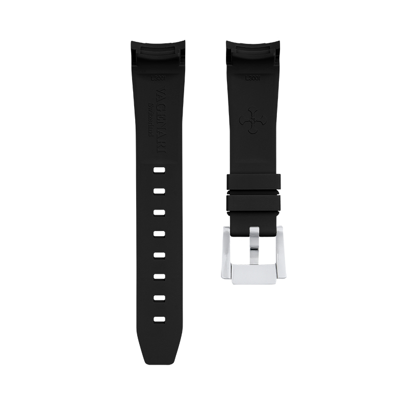 维瑞亚橡胶表带适用于浪琴康卡斯41mm