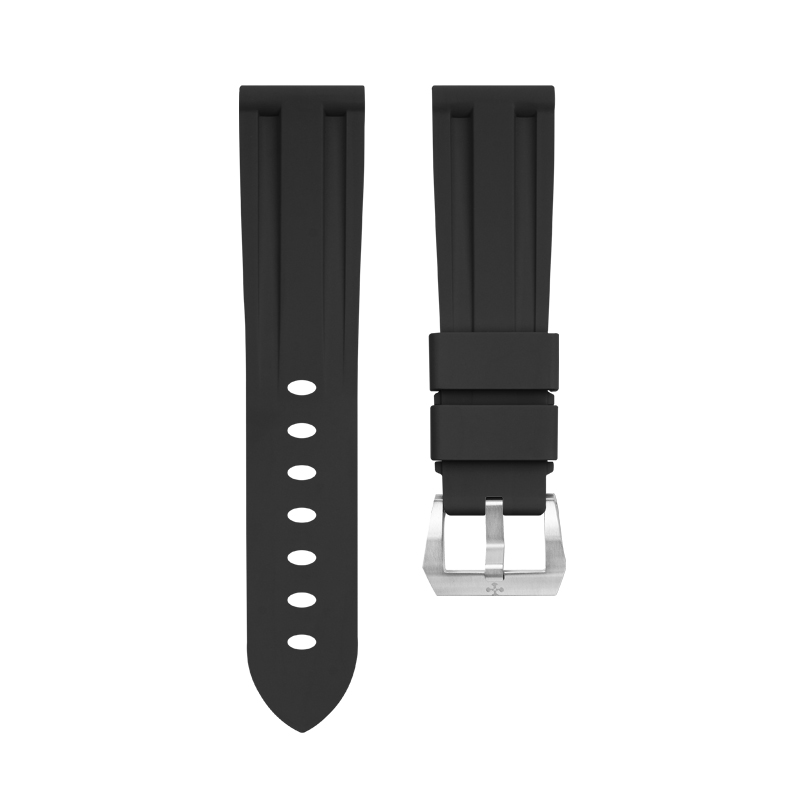 维瑞亚橡胶表带适用于沛纳海40mm 42mm表径