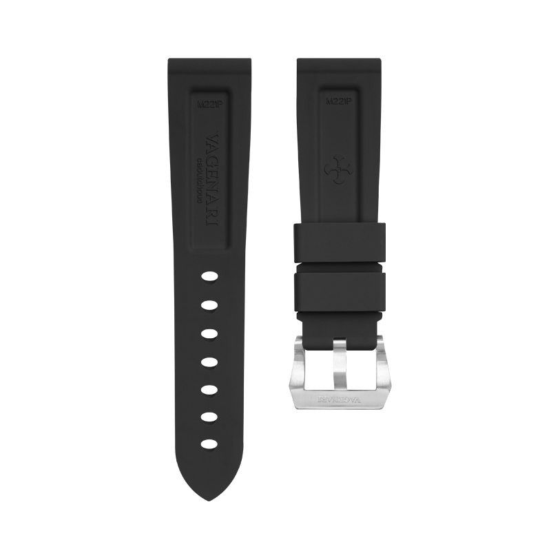维瑞亚橡胶表带适用于沛纳海40mm 42mm表径