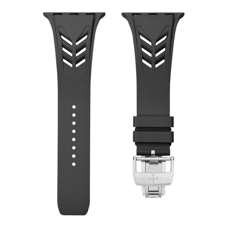 维瑞亚橡胶表带 鲨鱼腮 适用于苹果手表Apple Watch 44/45/49mm