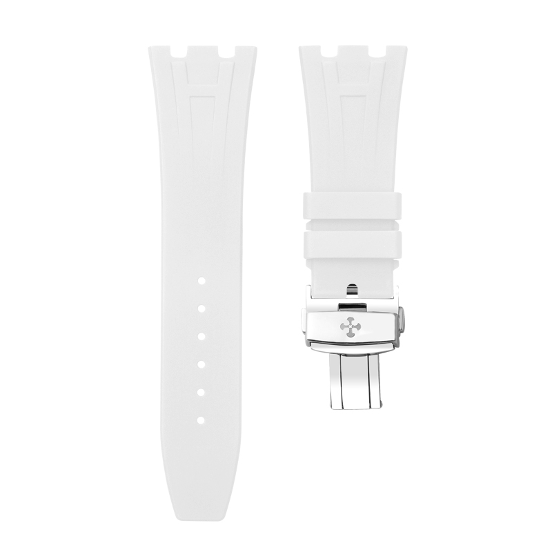 Vagenari维瑞亚橡胶表带适用于爱彼皇家橡树37mm 15550.15551钢带表款