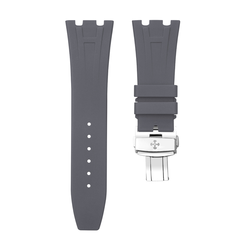 Vagenari维瑞亚橡胶表带适用于爱彼皇家橡树37mm 15550.15551钢带表款
