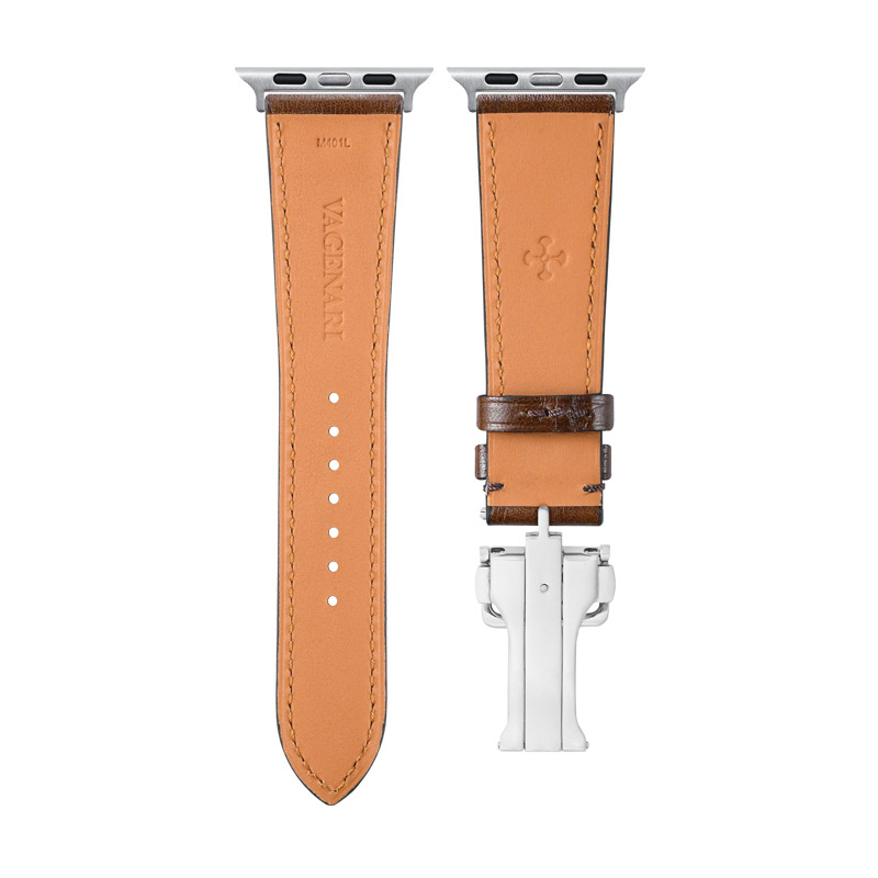 小牛皮真皮表带适用于Apple Watch 44/45/49mm Apple Watch Ultra2
