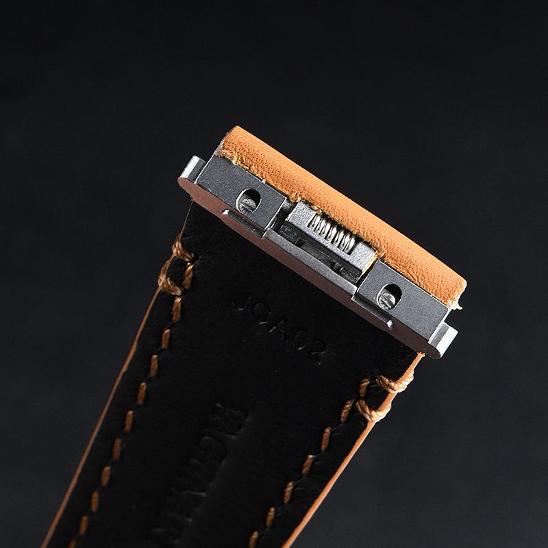 维瑞亚VAGENARI小牛皮表带适用于卡地亚山度士39.8mm