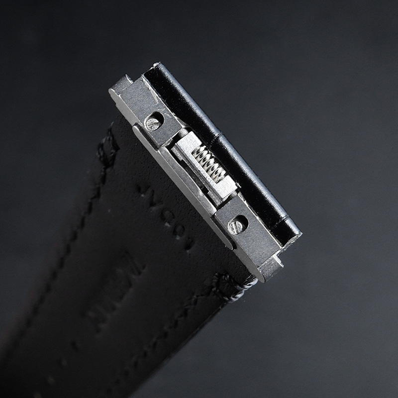 维瑞亚VAGENARI美洲鳄鱼皮表带一键快拆适用于卡地亚山度士39.8mm
