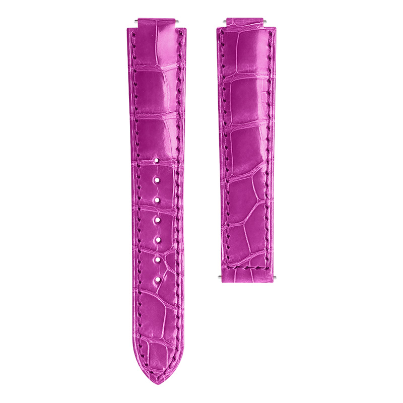 维瑞亚VAGENARI 美洲鳄鱼皮表带 适用于卡地亚蓝气球36mm