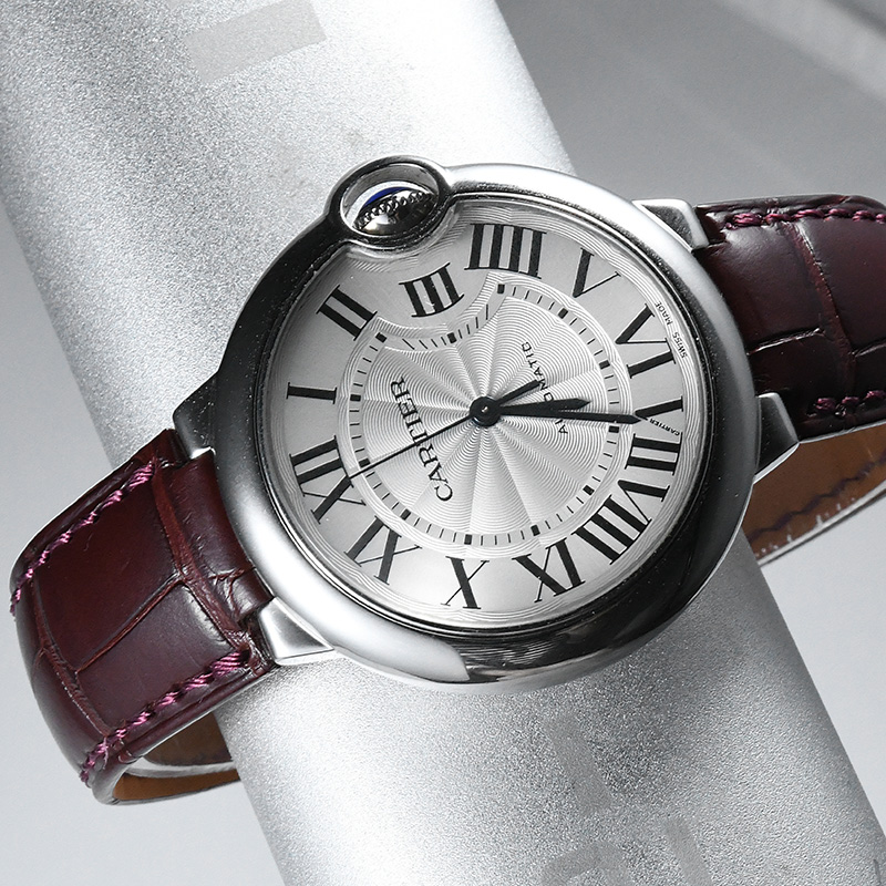 维瑞亚VAGENARI 美洲鳄鱼皮表带 适用于卡地亚蓝气球36mm