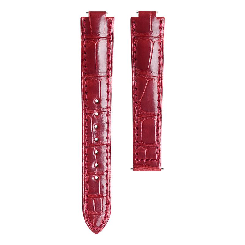 维瑞亚VAGENARI 美洲鳄鱼皮表带 适用于卡地亚蓝气球33mm