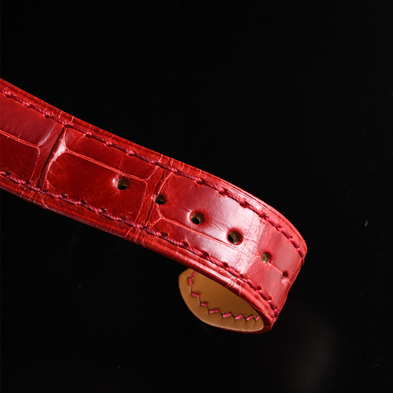 维瑞亚VAGENARI 美洲鳄鱼皮表带 适用于卡地亚蓝气球33mm
