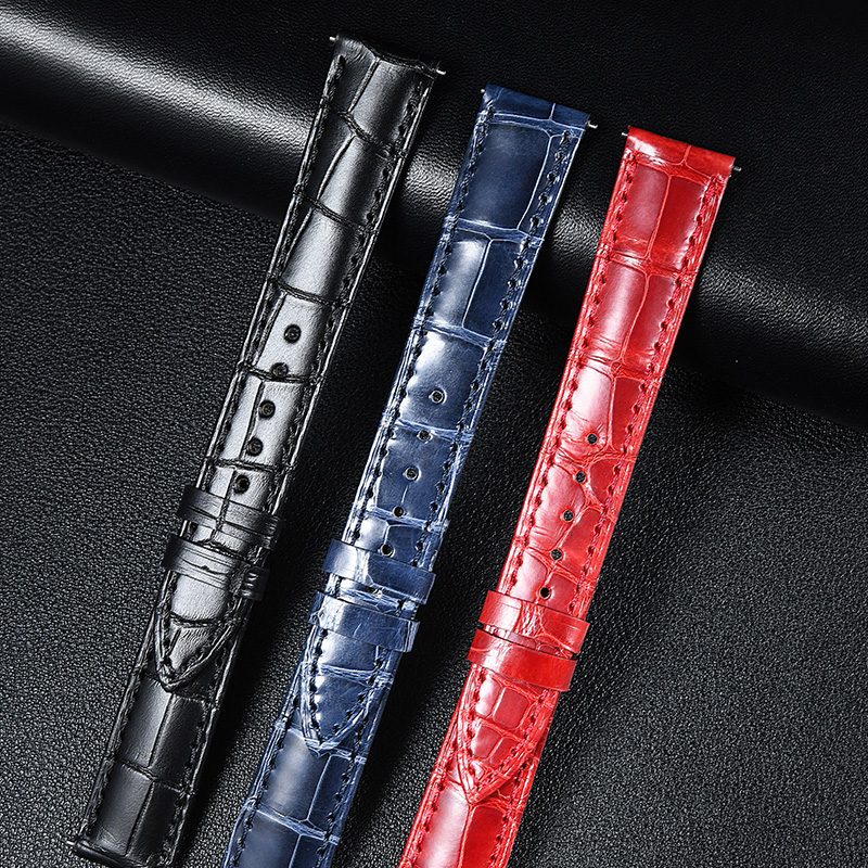 维瑞亚美洲鳄鱼皮表带适用于约会系列34mm