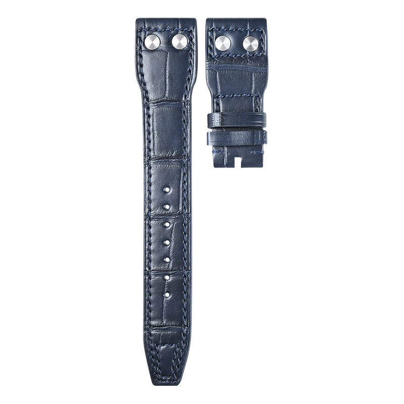 维瑞亚美洲鳄鱼皮表带适用于万国葡萄牙计时41mm