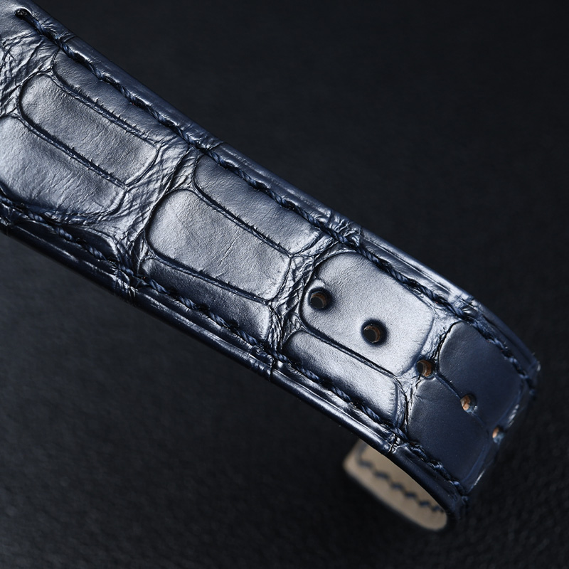 维瑞亚鳄鱼皮表带适用于AP皇家橡树离岸37mm 26231 26048折叠扣款