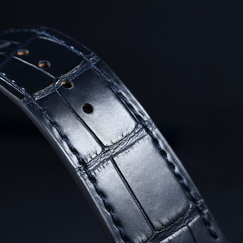 维瑞亚鳄鱼皮表带适用于宇舶大爆炸系列44mm 301/311
